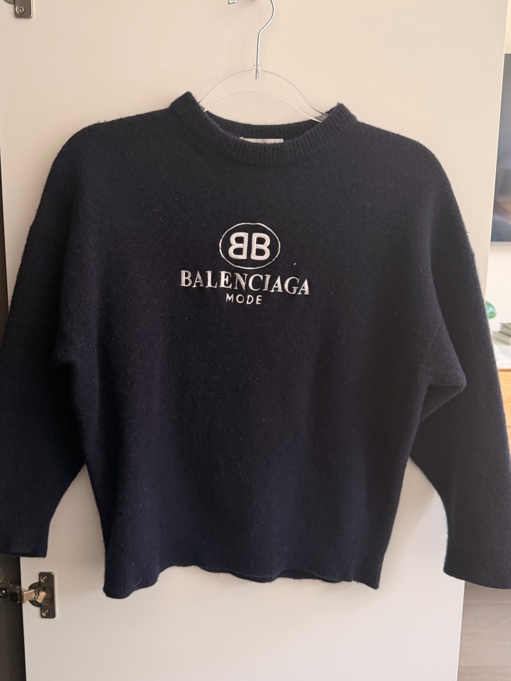 Balenciaga 'BB' Mode Crewneck Sweater